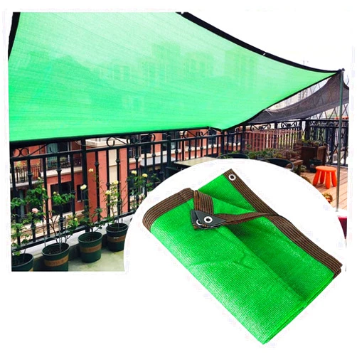 KELOC Sunscreen Mesh with Eyelets Outdoor Shade Net Green Shade Decorative Netting Garden Awning Shading Sail for Lawn Yard Plant Flowers Balcony, 42 Sizes (Size : 2x3m)
