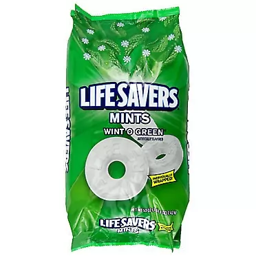 LIFE SAVER Lifesavers Wint-O-Green Bag50 Oz pkt