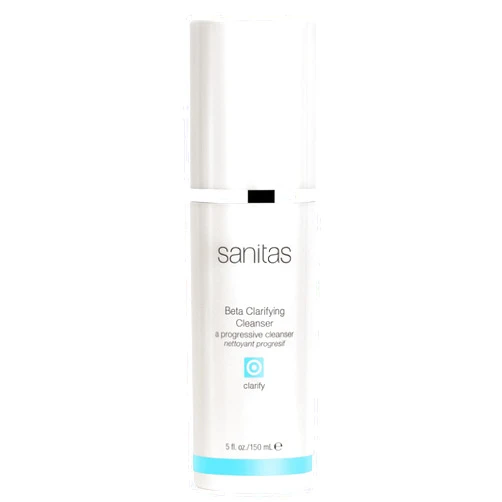 Sanitas Skincare Beta Clarifying Cleanser, Soap Free, Active Cleanser, Salicylic Acid, Cleanser for Blemished Skin, 5 Ounces