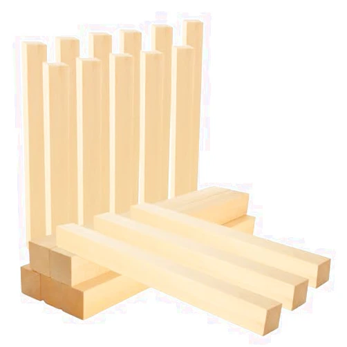ACXFOND 20 Pack Unfinished Basswood Carving Blocks, 12x1x1 Inch Unfinished Bass Wood Blocks for Crafts, Whittling Wood Carving Blocks for Home, Crafts, Class, Arts, Christmas DIY Supplies