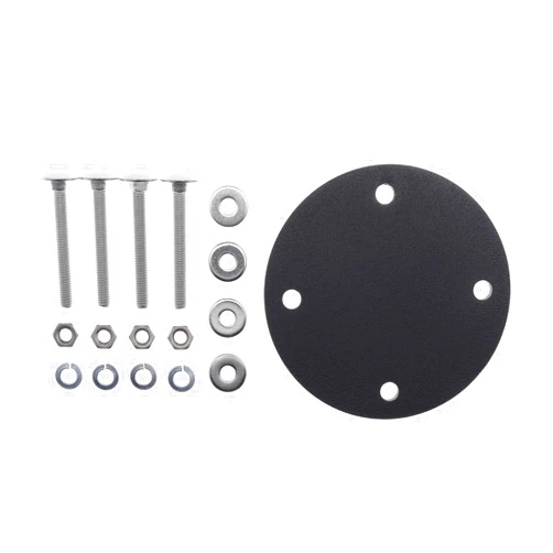 Generic Back Mounting Plate for 1-1/2 Inch Rotopax Off-Road Tube Roof Rack Ladder with Screws and Bushings