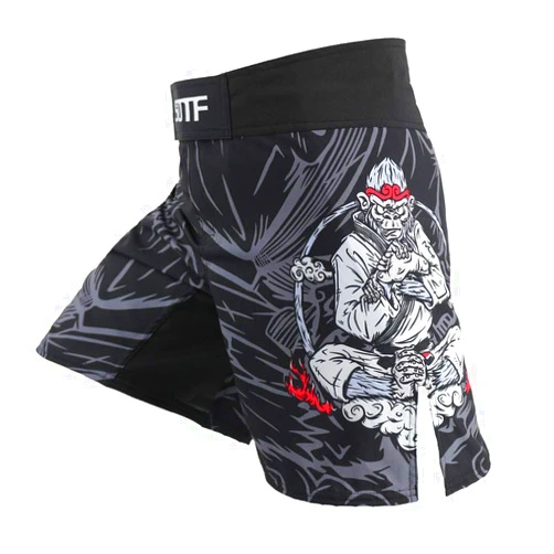 SOTF Men Breathable Running Shorts MMA Boxing Fitness Sports Shorts