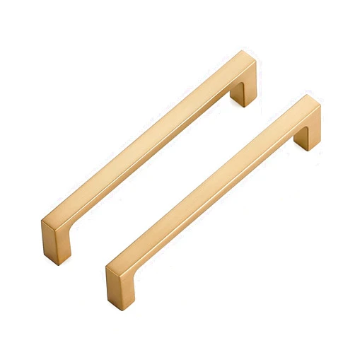 Ravinte 10 Pack Solid 5 Inch Kitchen Square Cabinet Handles Champagne Bronze Cabinet Pulls Drawer Pulls Kitchen Cabinet Hardware Kitchen Handles