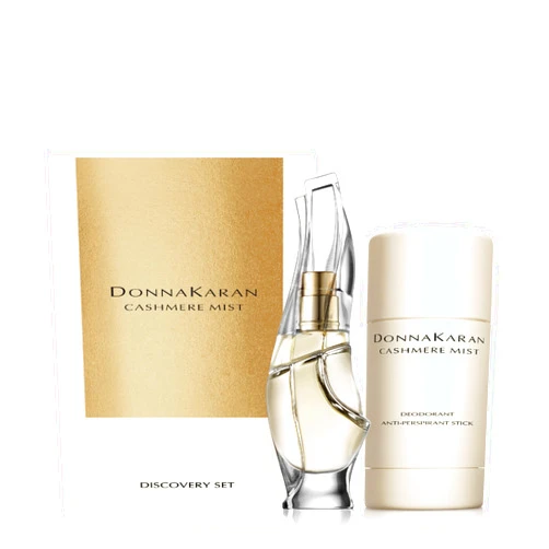 Donna Karan Cashmere Mist Discovery Set For Women - Eau de Parfum Mini Spray 0.5 Fl. Oz. & Anti-Perspirant Deodorant Stick, 1.7 Oz.
