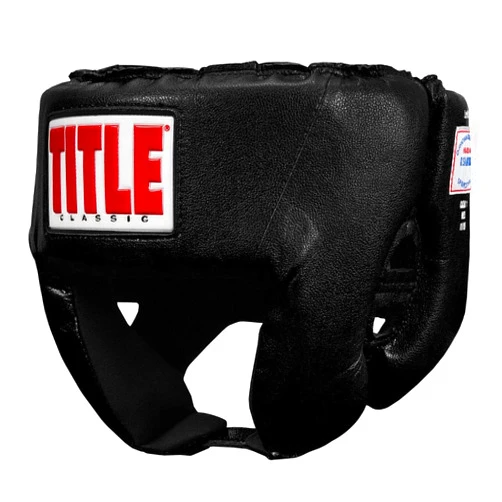 TITLE Boxing Classic USA Boxing Competition Headgear (Open Face) - Headgear, Boxing Competition Headgear, Boxing Protective Gear, Sparring Headgear, Boxing Headgear, USA Boxing Approved Headgear;