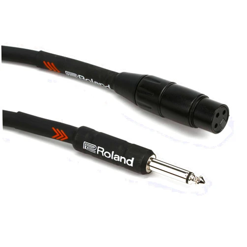 Roland Black Series HI-Z Microphone Cable, 20-Feet