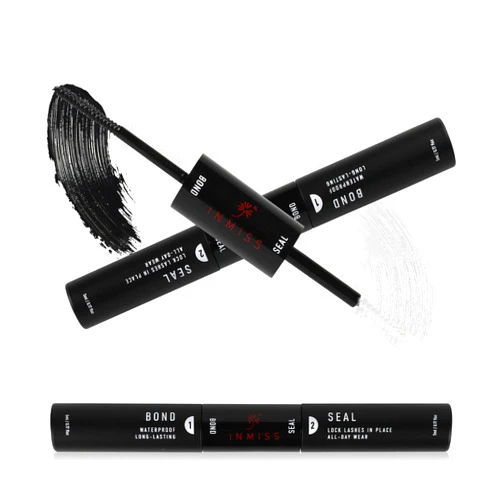 INMISS Lash Bond and Seal [5ml+5ml] Individual Lashes Glue and Seal Super Strong Hold DIY Lash Extension Glue for Cluster Lashes