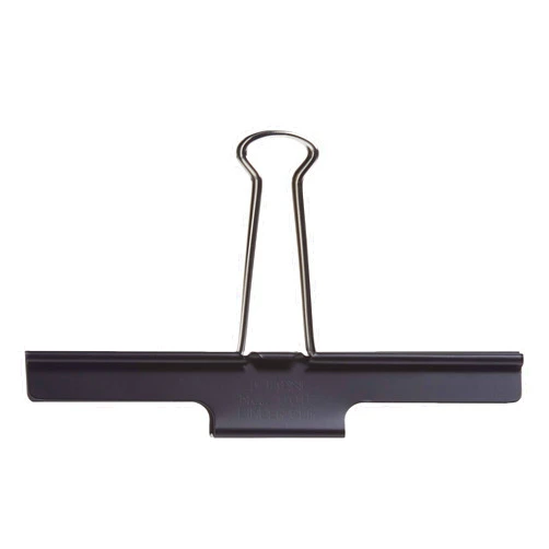 Lion Extra Large Binder Clips, Black, 110-Sheet