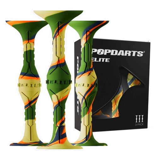 Popdarts Elite Hunter Three Pack – Choose Your Colorway, Show Your Style, Dominate Every Match. Larger & Heavier Design for Ultimate Precision & Control – American League Tournament Approved