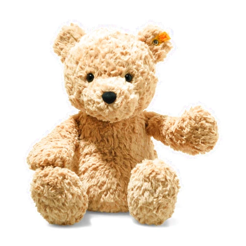 Steiff Jimmy Teddy Bear, Premium Teddy Bear Stuffed Animal, Teddy Bear Toys, Stuffed Teddy Bear, Teddy Bear Plush, Plushy Toy for Girls Boys and Kids, Soft Cuddly Friends (Light Brown, 16