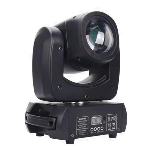 KAVRA 1Pcs LED 100W Beam Moving Head DMX Stage Light with 8 Colors 8 Gobos Rotating Prism Effect Sound Arrive for DJ Party Club Event Stage Effect