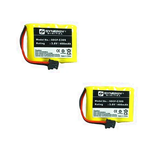 Synergy Digital Sony SPPQ-A500 Cordless Phone Combo-Pack Includes: 2 x SDCP-C309 Batteries