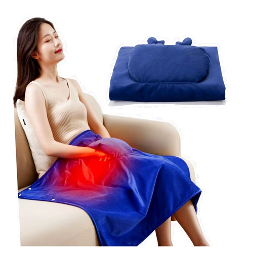 KARAOT USB Heated Blanket Throw 5V Flannel Electric Blanket Soft Multifunctional Shawl Removable and Machine Washable/Fast Heating for Home Car Office Dormitory Outdoor