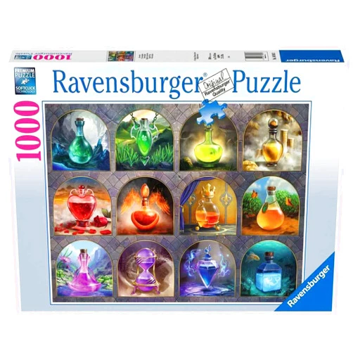 Ravensburger Magical Potions 1000 Piece Jigsaw Puzzle for Adults - 16816 - Every Piece is Unique, Softclick Technology Means Pieces Fit Together Perfectly