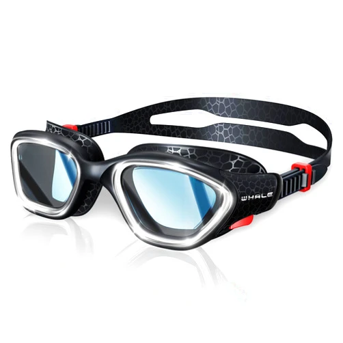 Whale Swim Goggles, HD Anti-Fog Goggles, Unisex | 100% UV Protection | Anti-Fog Design Clear Wide-Angle Underwater View