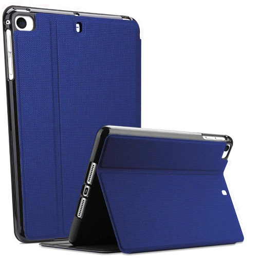 ProCase Book Cover for iPad Mini 5 Generation 2019/ Mini 4, Mini 1 2 3, Slim Stand Protective Folio Case Smart Cover for iPad Mini 5/4/3/2/1 -Navy