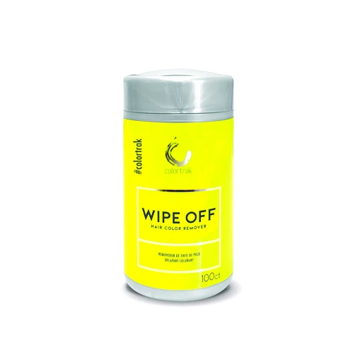 Colortrak Gentle Hair Color Remover Wipes, Moist, Non-irritating Towelettes, Formulated with Aloe, Easily Remove Hair Color Stains from Skin, Convenient Canister, 100 Wipes