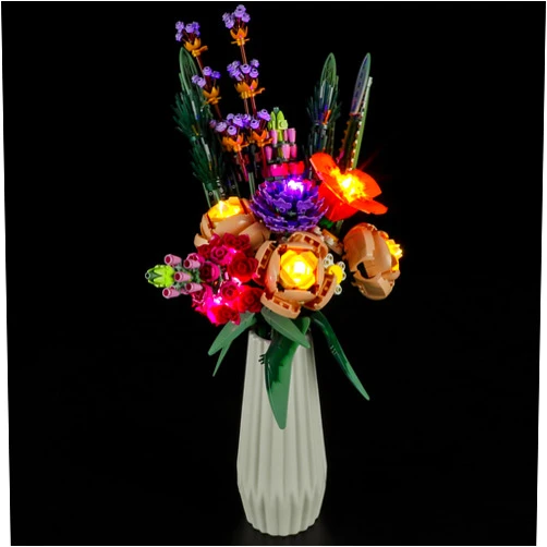 BRIKSMAX Led Light Kit for Lego-10280 Flower Bouquet - Compatible with Lego Icons Building Set- Not Include Lego Set