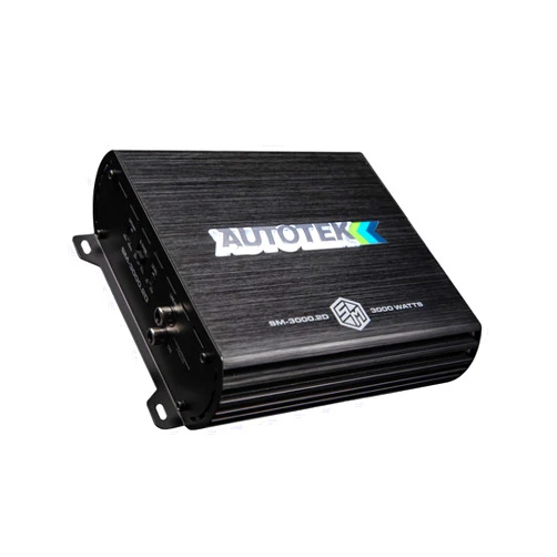 Autotek Street Machine SM-3000.2D 3000 Watt Two Channel Car Audio Amplifier - High Output, Class D, 2, 4, Mono Bridged at 4 Ohm Stable, Low Level Input, Mosfet Power Supply