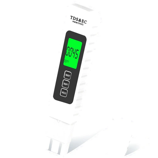MEWMINGLE 4 in 1 TDS Meter Digital Water Tester - Accurate and Reliable TDS EC & Temp(°C,°F) Meter, 0-9990ppm - Professional Testing for Drinking Water, RO/DI System, Aquariums etc