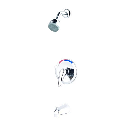 Pfister Pfirst Series Tub & Shower Trim Kit (Valve Not Included), 1-Handle, Polished Chrome Finish, LG890300