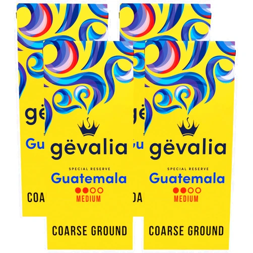 Gevalia Special Reserve Guatemala Single Origin Medium Roast Coarse Ground Coffee (10 oz Bag) (Pack of 4)