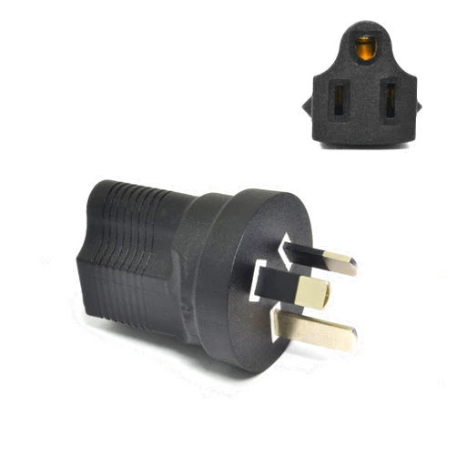 Ceptics Australia, New Zealand, China AS3112 Travel Power Plug Adapter Accepts NEMA 5-15R - ETL Certified - Industrial Grade (IG-16)