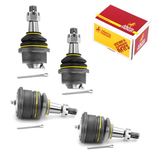 METRIX PREMIUM CHASSIS PARTS Metrix Premium 4PCS Upper and Lower Ball Joint Kit Compatible With K6693, K6696 01-10 Suburban 2500, 00 Suburban 2500 4WD, 01-10 Silverado 2500 HD, 01-06 Silverado 1500 HD, 07-10 Sierra 3500 HD