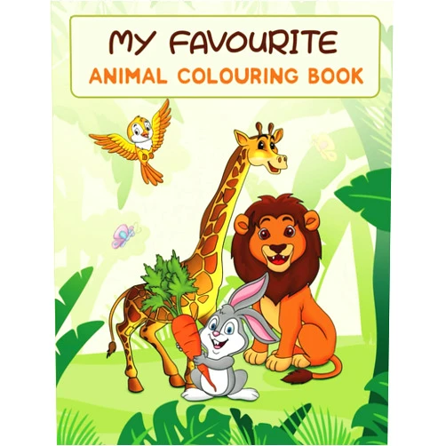 Zahira Scott,Zara Scott My Favourite Animal Colouring Book.: Funny Animal Colouring Pages with Easy Activities for Toddlers