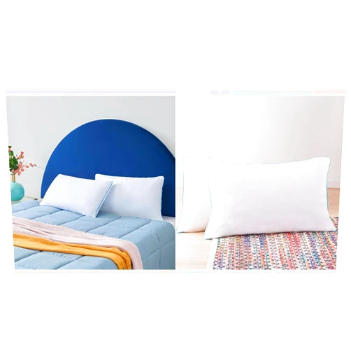 Linenspa Shredded Gel Memory Foam Pillow 2 Pack - Queen and Standard Sizes - Cooling Bed Pillows