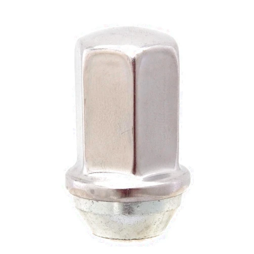 EZDealin Single Stainless Steel Polished 14x1.5 OEM Factory Style Replacement Lug Nut fits 2000-2024 Silverado Tahoe Suburban Avalanche Sierra Yukon Denali Trucks SUVs Wheel Nut (Sold Individually)