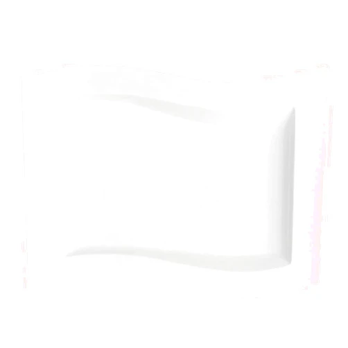 Villeroy & Boch New Wave Gourmet Plate, 13 x 9.5 in, White