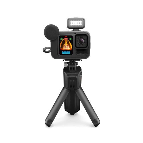GoPro HERO13 Black Creator Edition - Includes HERO13 Black, Volta (Battery Grip, Tripod, Remote), Media Mod, Light Mod, Enduro Battery, Magnetic Latch Mount and Carrying Case