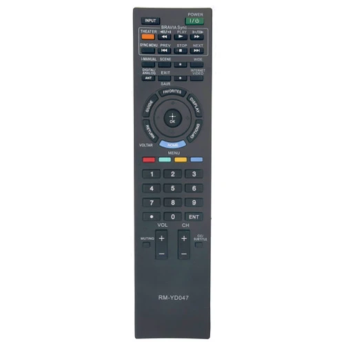 Vinabty New rmyd047 RM-YD047 Replace REMOTE fit for Sony BRAVIA TV KDL-32BX305 KDL-32EX305 KDL-32EX306 KDL-32EX405 KDL-32EX605 KDL-32EX607 KDL-32EX705 KDL-32EX707 KDL-32EX715 KDL-32EX717 KDL-40BX405