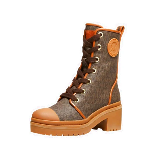 Michael Michael Kors Corey MK Logo Combat Boot Bootie