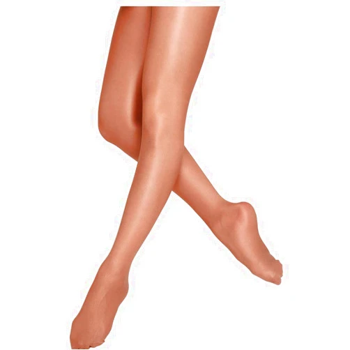 Dttrol Professional Quality Shimmer Toast Light Toast Full foot Tights for Dance Kids Women's Ultra Shimmery Footed Tights