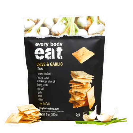 Every Body Eat Thins Chive And Garlic 4 OZ