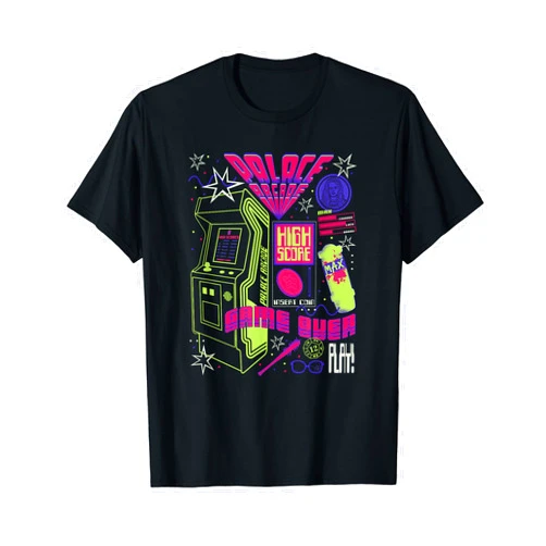 Stranger Things Palace Arcade Game Over Retro Neon Items T-Shirt