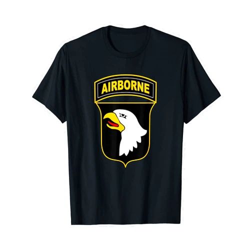 101st Airborne Division Apparel 101st Airborne Division Military Veteran American Eagle Army T-Shirt