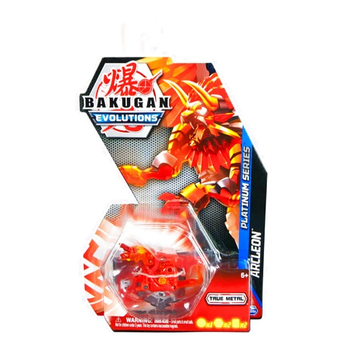 Bakugan Evolutions 2022 Platinum Series Die-cast Geogan Pyrus Arcleon