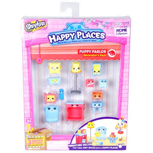 Shopkins Happy Places Decorator Pack Puppy Parlour Doll Playset