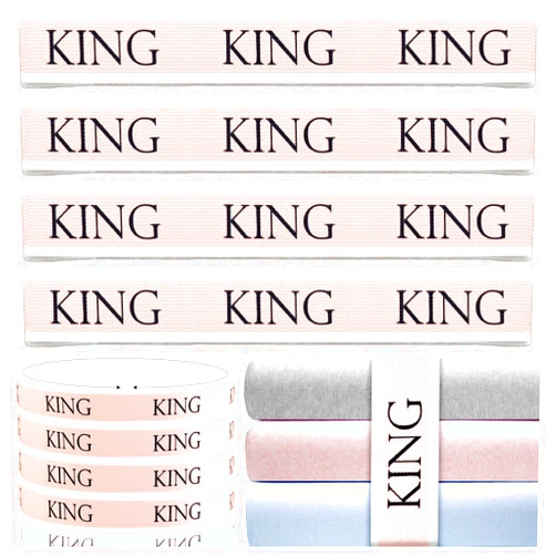 Kelofty Bed Sheet Organizers and Storage Bands | Elastic Closet Organization Sheet Straps Organizer Bands and Linen Labels Bedding Bands, Fitted Linen Labels Sheet Organizer for Closet(King - 4Pcs)