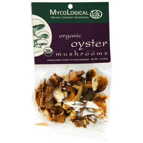 BESTCROF Mycological Dried Organic Oyster Mushrooms, 1 Ounce Package