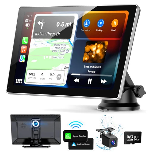 Oscio Apple Carplay Screen for Car, 9