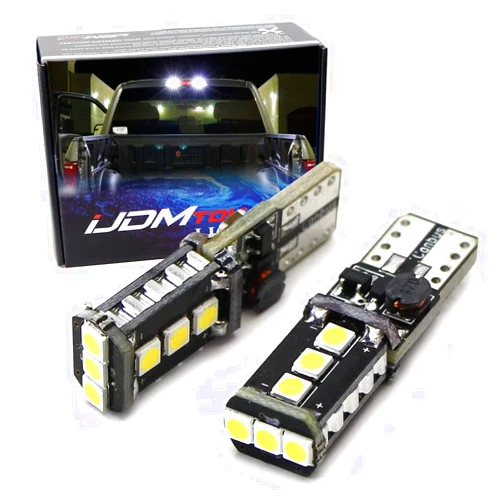 iJDMTOY Xenon White High Power 9-SMD 906 912 920 921 T15 Replacement Bulbs Compatible With Truck 3rd/Third Brake Lamp Cargo Illumination Lights
