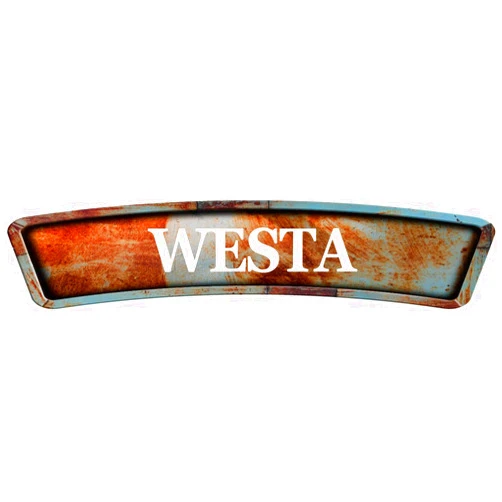 ANY AND ALL GRAPHICS WESTA Rusty Curved 8