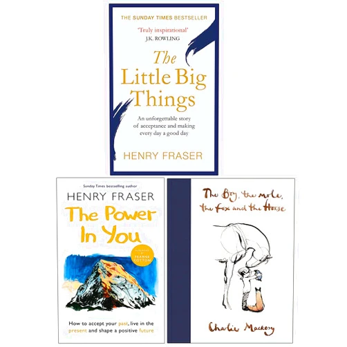 By Henry Fraser (Author), Charlie Mackesy (Author) The Little Big Things, The Power in You, The Boy The Mole The Fox and The Horse 3 Books Collection Set