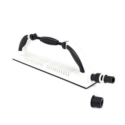 SCOTTCHEN Longboard Hand Sanding File Block Adjustable Radius Flex with Hook & Loop Backing, Dust Free Hand Sander with Handle, Dust Extraction Sanding Block