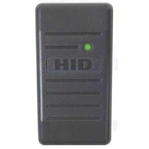 HID Proxpoint plus 6005 125 khz mini mullion proximity reader (pigtail and config 00) - color: black