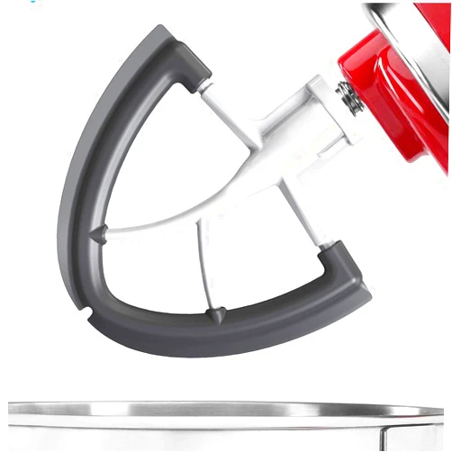 FOCOllK Flex Edge Beater for Kitchenaid Mixer, 4.5-5 Quart for Kitchen Aid Paddle Attachment, Fits Tilt-Head for Kitchenaid Mixer Attachments with Flexible Silicone Edges Bowl Scraper By FOCOllK